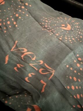 Teal and Crescents Patterned